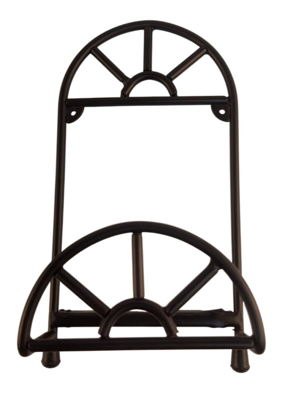 Decorative Plate Holder Stand By Ekco Black Metal For Tabletop Display & Wall Mo